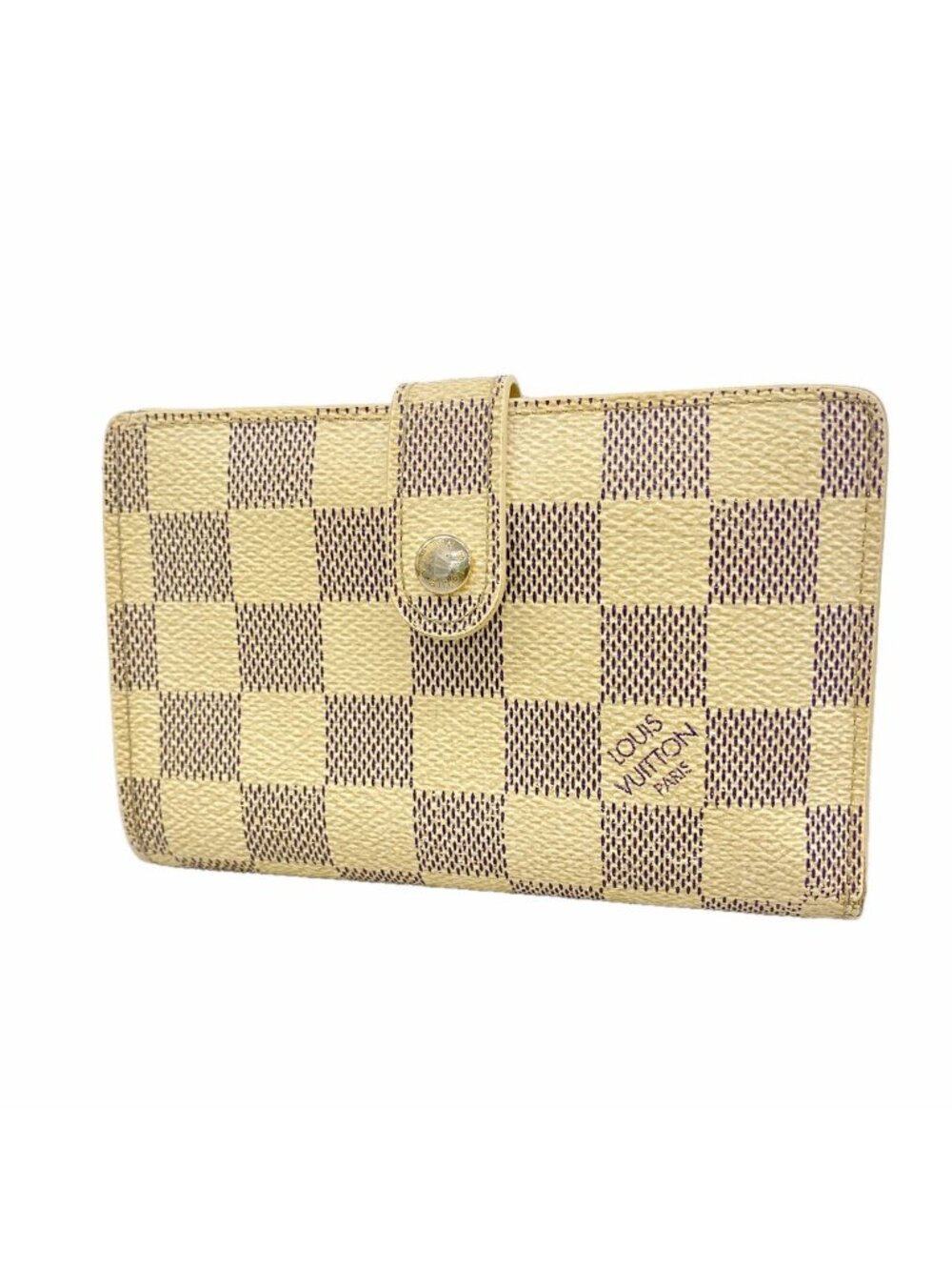 Louis Vuitton Wallet Damier Azur Portefeuille Viennois White